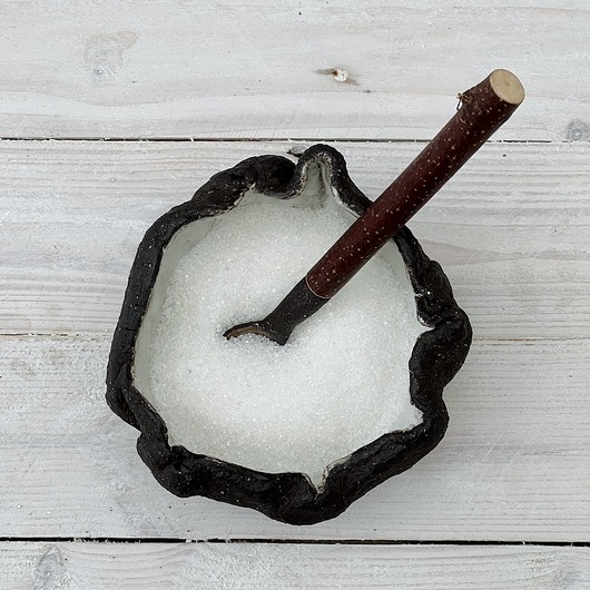 cukiernice Rustykalna cukiernica z łyżką