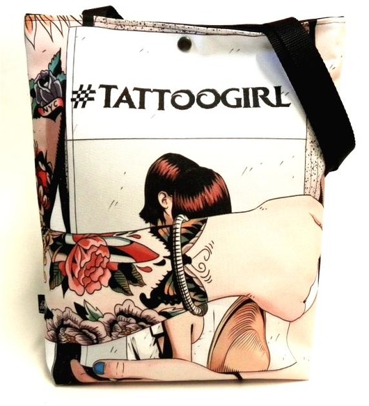 Duża torba - tattoo girl Gaul Designs