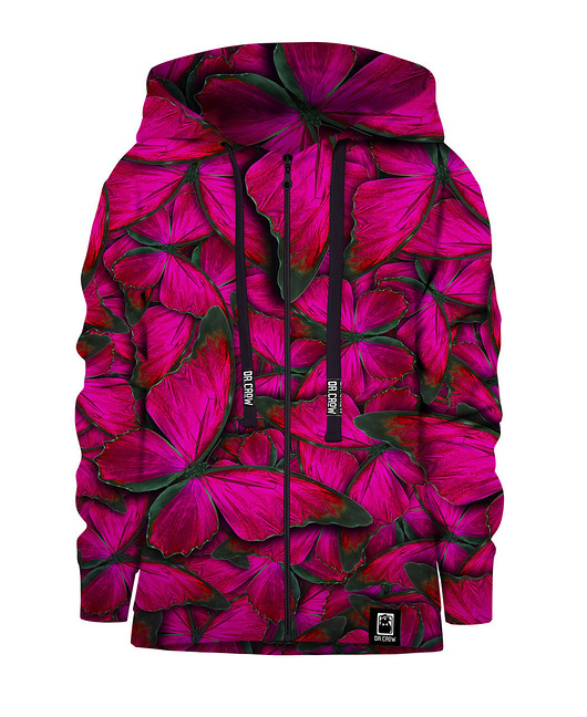 bluzy dla dziewczynki Bluza Zamek Dziewczynka DR.CROW Motyle