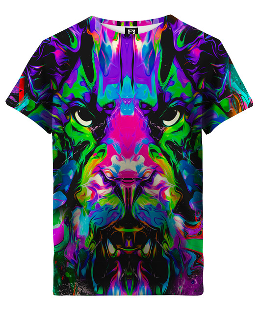 t-shirty dla dziewczynki T-shirt Girl DR.CROW Lew Tiger