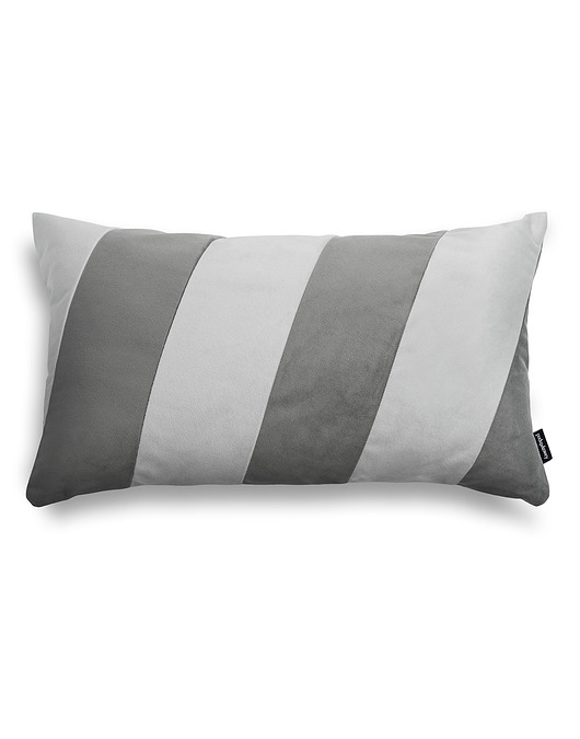 poduszki gładkie Stripes szara poduszka dekoracyjna  50x30