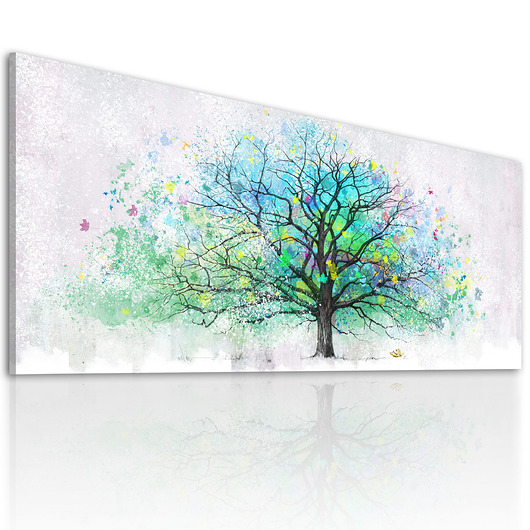 Grafika na płotnie Abstakcyjne drzewo- 150x60cm LUdesign gallery