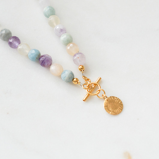 Naszyjnik Primavera z morganitem BlueBird Bracelets