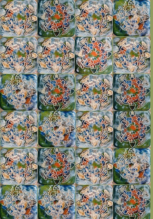 kafle i panele Płytki Kafle ceramiczne Mandala Grzybowa