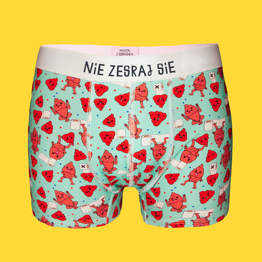 moda - inne Nie zesraj się  - bawełniane bokserki - Majtki z Sosnowca
