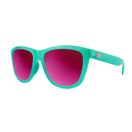 okulary damskie Turkusowe okulary przeciwsłoneczne Aquamarine Premiums