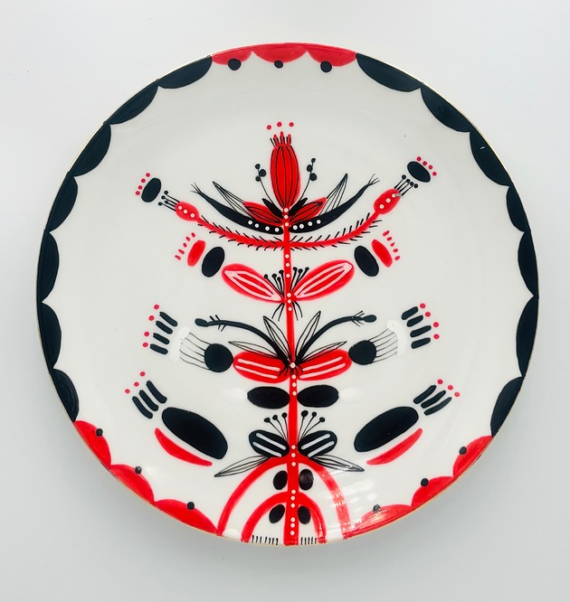 Ozdoby na ścianę Etno Kwiatuszek