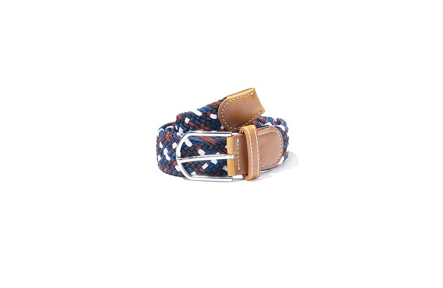 Pleciony pasek BLACK BLUE WHITE CHERRY Pineapplestyle