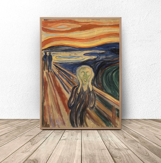 plakaty Plakat reprodukcja "Krzyk" Edvard Munch
