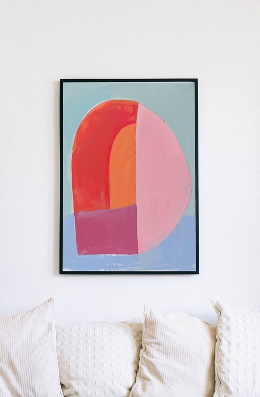 plakaty Plakat - Abstract circles 1
