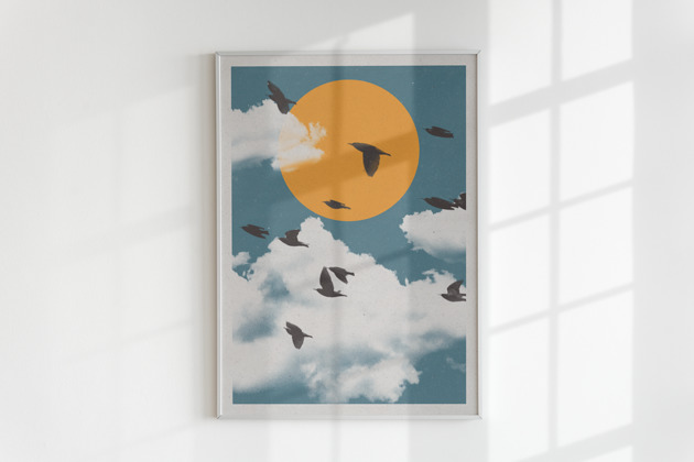 plakaty Plakat PRZELOT (ILUSTRACJA)