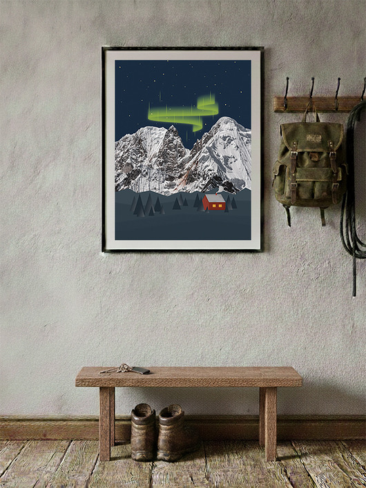 plakaty Plakat Zorza 30x40 cm