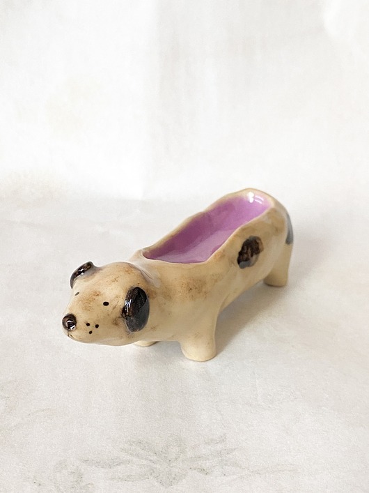 pojemniki na biżuterię Jamniczek ceramiczny na biżuterię