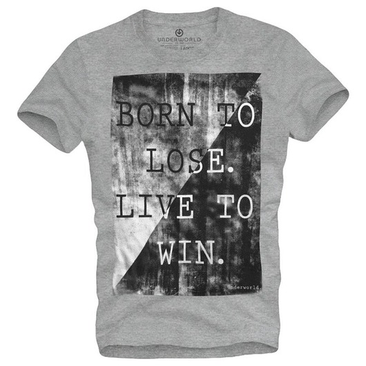 t-shirty męskie T-shirt męski UNDERWORLD Born to lose live to win