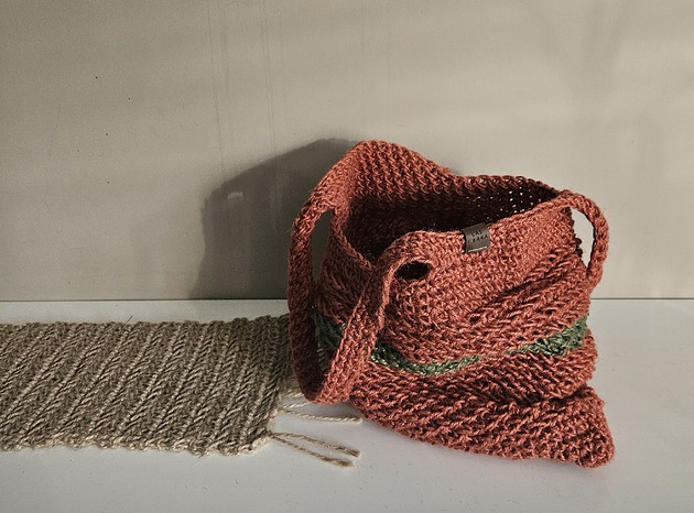 torby na ramię Torba ze sznurka konopnego