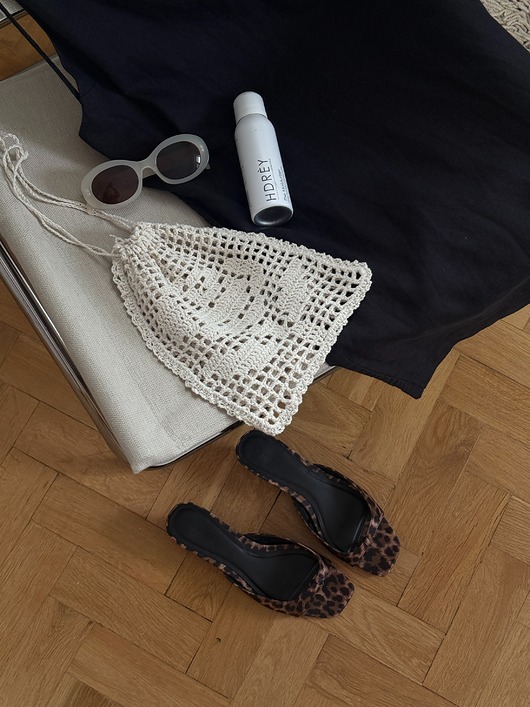torebki mini Rose crochet summer pouch
