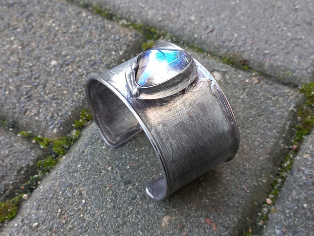 bransoletki wire wrapping Aura anielska - bransoletka regulowana