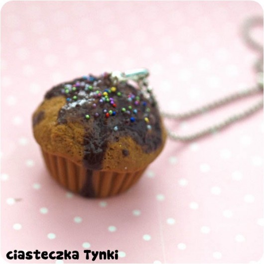 naszyjnik muffinka ciasteczkatynki