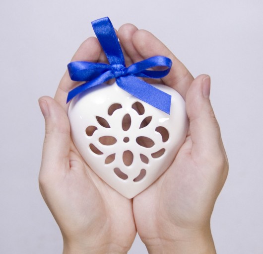 Zestaw porcelanowych ozdób.  imkadesign