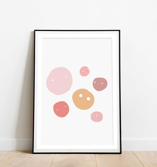 grafiki i ilustracje "Dots"- Nowoczesna Grafika Ścienna