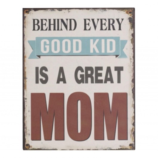 Szyld metalowy MOM MIA home