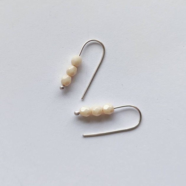 kolczyki z kamieniami Kolczyki OKRĄG