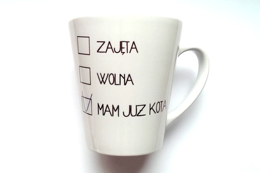 Kubek Latte MAM JUŻ KOTA FarrowDesign