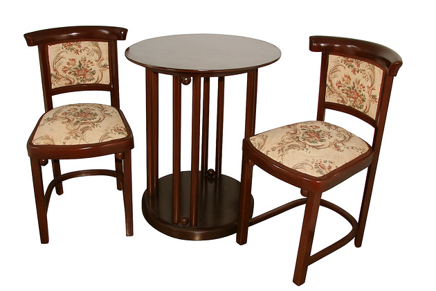 stołki Komplet Thonet Josef Hoffmann  lata 30