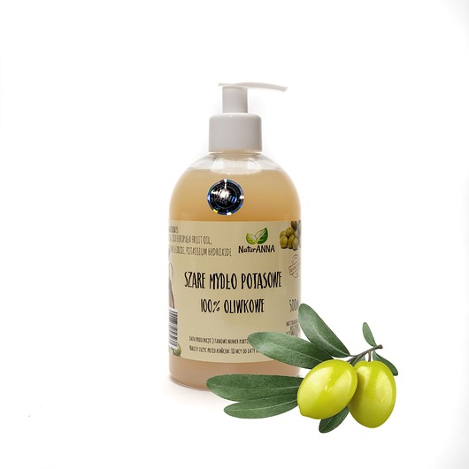 mydło w płynie SZARE MYDŁO POTASOWE 100% OLIWA Z OLIWEK 500ml