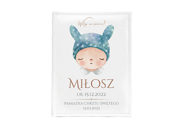 Chrzest - inne PERSONALIZOWANY ALBUM chrzest święty chłopca dzień dziecka