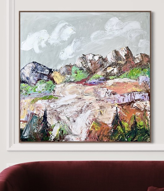 obrazy Obraz abstrakcyjny 100x100 cm