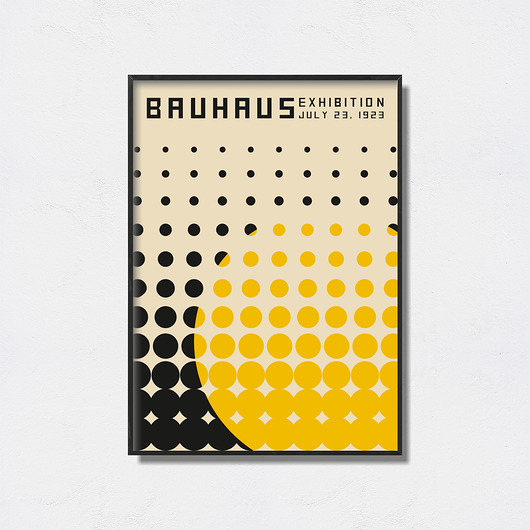 Bauhaus Art Exhibition plakat Pas De LArt