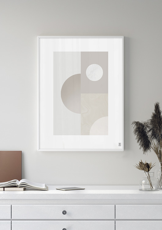plakaty Plakat minimalistyczny, geometryczny