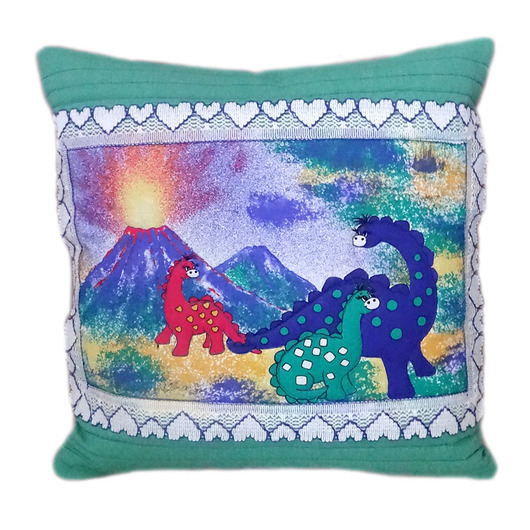 Poszewka patchwork Dino Pracownia Mai