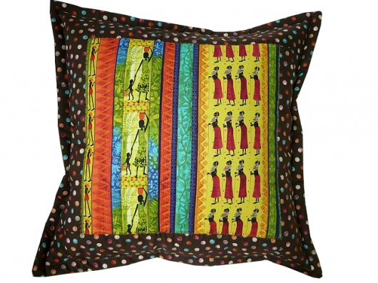 Afryka... -poduszka patchwork Gazynia