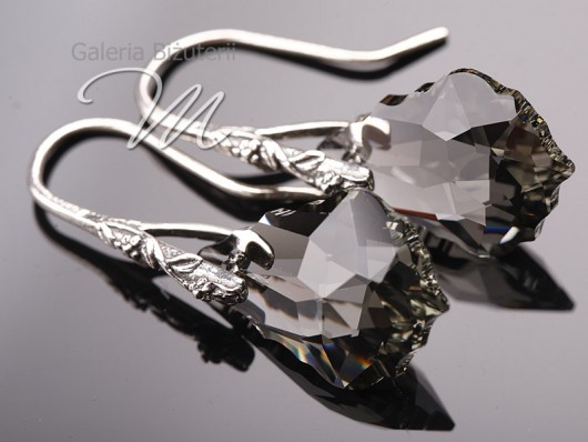 Baroque rzeźbione black diamond mellody