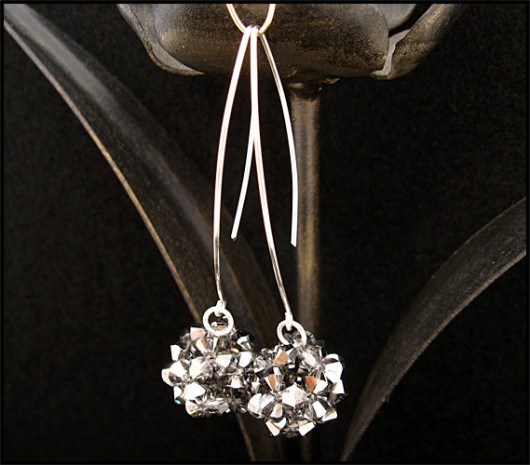 LUXURY- Kule kryształ Swarovski Silver Night Little Dreamer