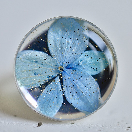 Pierścionek z hortensją Grol Jewellery