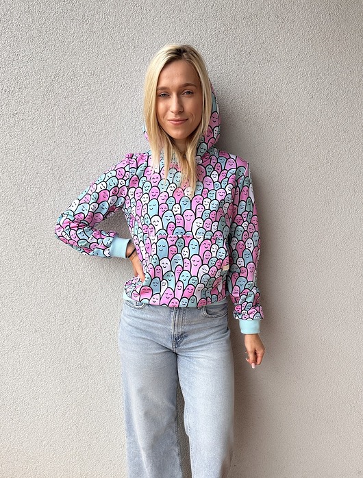 bluza z kapturem damska Bluza damska, klasyczna "Ziomki"