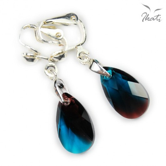 Cieniowane kropelki VIOLET AND BLUE Ikati Jewellery