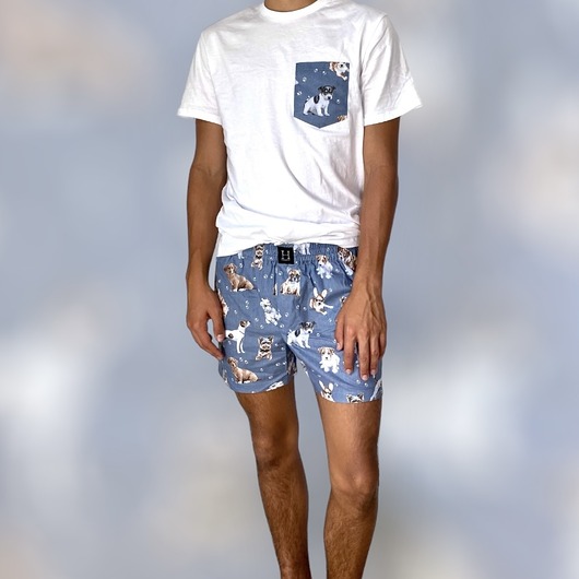 moda - inne Piżama Unisex bawełniana w pieski