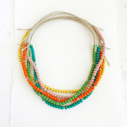 korale Kolory zestaw Naszyjników bez metalu