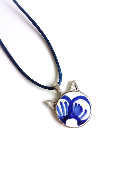 wisiory Naszyjnik Włocławek kot