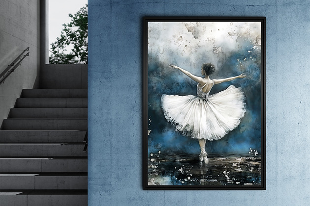 plakaty Baletnica - grafika na plakacie