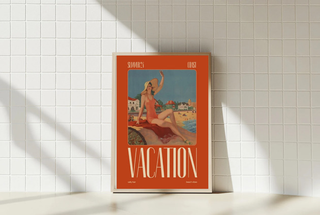 plakaty TRAVEL POSTER retro poster wakacje lato dekoracja ścienna