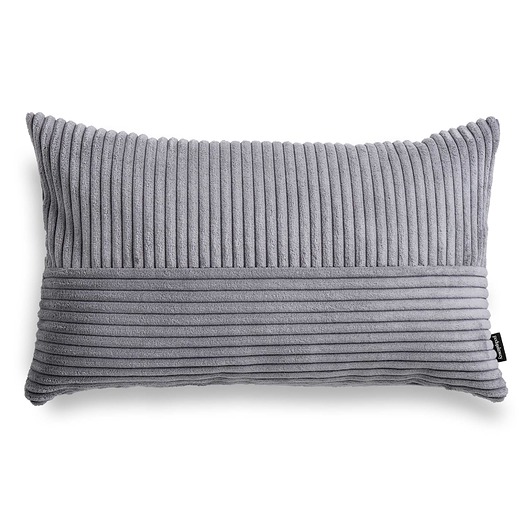 poduszki plecione Cord Slim szara poduszka dekoracyjna 50x30