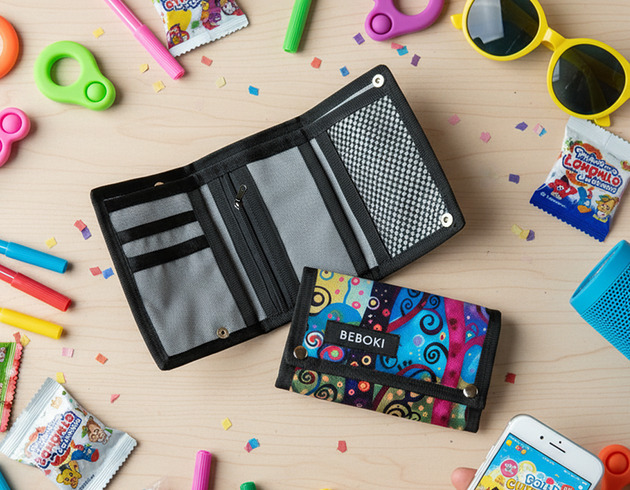 portfele damskie Portfel Magiczny Las / BEBOKI wodoodporny