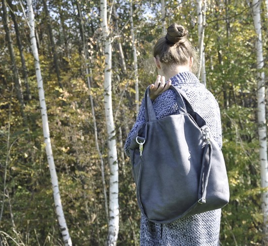 torby na ramię Torba hobo XXL - grafit