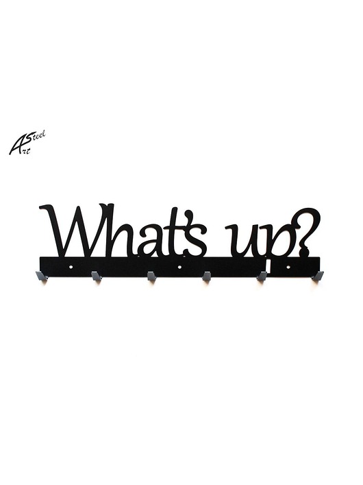 Wieszak na ubrania What's up? Pomysł na prezent ArtSteel