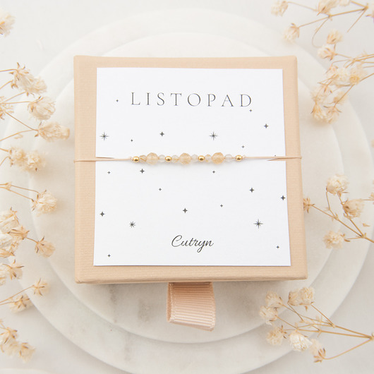 bransoletki z kamieni naturalnych Kamień urodzinowy listopad - cytryn